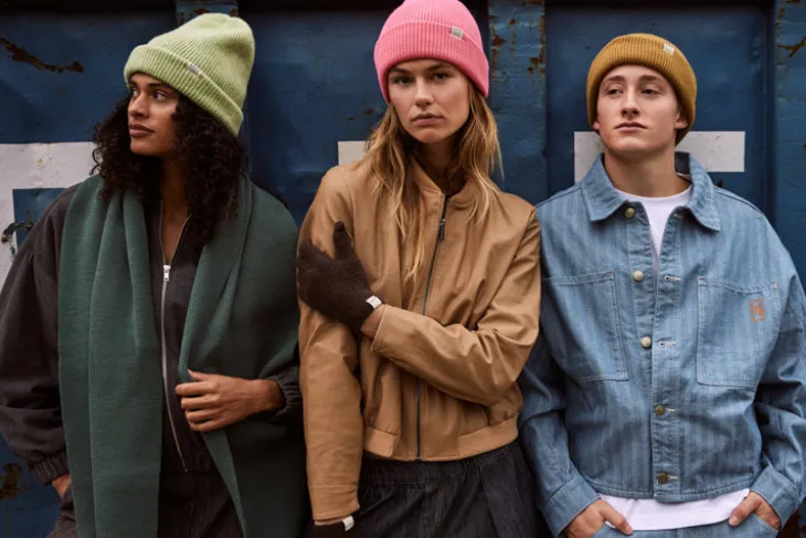 Aatos Beanie Unisex‑Mütze mit flachem Umschlag