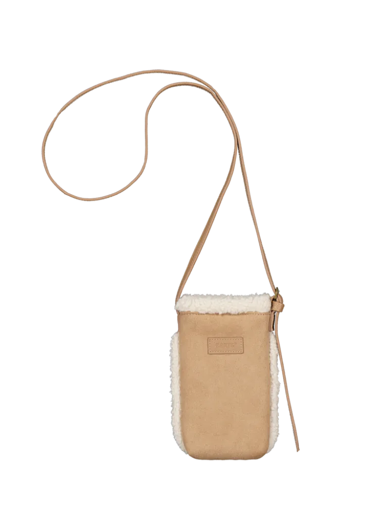 Aedey Phonebag Kunstshearling‑Handytasche