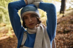 Ailisa Beanie Mütze mit Streifen