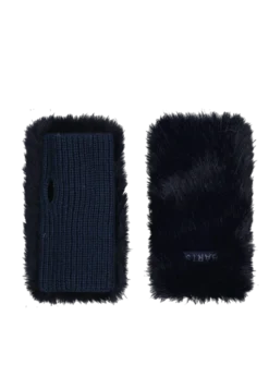 Angeliqa Fingerless Gloves Kunstfell-fingerlose Fäustlinge