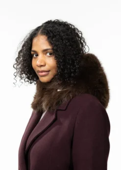 Angeliqa Hood Kunstpelz-Damenkapuze