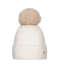 Augustia Beanie Damenmütze mit Bommel