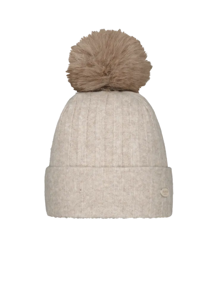 Augustia Beanie Damenmütze mit Bommel