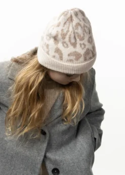 Avelie Beanie Mädchenmütze mit Tiermuster