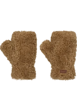 Bantota Fingerless Gloves Fingerlose Handschuhe aus Teddy-Imitat