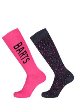 Basic Skisock 2 Pack Print Unisex-Skisocken