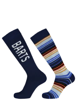 Basic Skisock 2 Pack Stripe Unisex-Skisocken