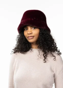 Bretia Hat Fischerhut aus Kunstpelz für Damen