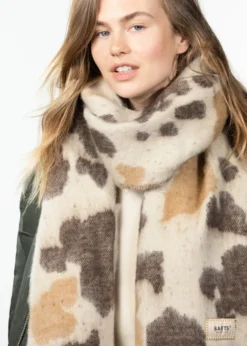 Cowcoon Scarf Tiermuster-Schal