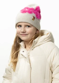 Crissie Beanie Mädchenmütze mit Blumen