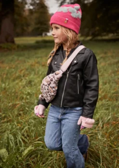 Crissie Beanie Mädchenmütze mit Blumen
