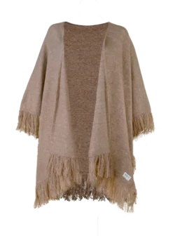 Darty Poncho Damenponcho mit Fransen