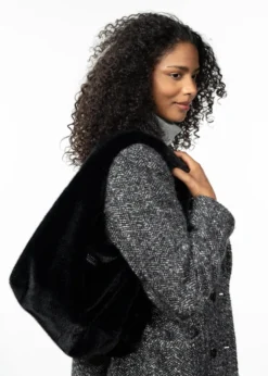Djupa Handbag Kunstfell‑Handtasche