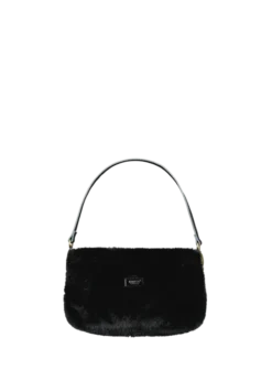 Djupa Shoulderbag Kunstfell‑Schultertasche