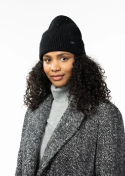 Donellah Beanie Damenmütze mit Strasssteinen