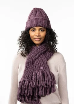 Edzella Beanie Grobe, gestrickte Damenmütze