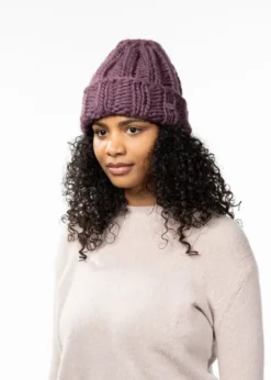 Edzella Beanie Grobe, gestrickte Damenmütze