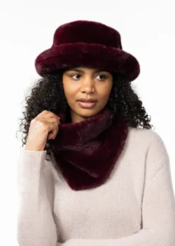 Eilidh Scarf Kunstpelz-Damenschal