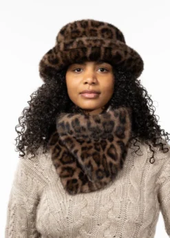 Eilidh Scarf Kunstpelz-Damenschal