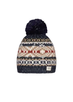 Everart Beanie Jungenmütze mit Futter und Winterprint