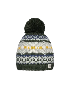 Everart Beanie Jungenmütze mit Futter und Winterprint