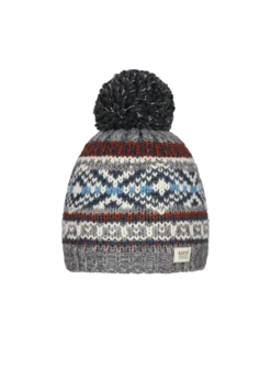 Everart Beanie Jungenmütze mit Futter und Winterprint