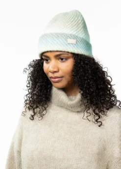 Fanatail Turnup Umschlag-Beanie mit meliertem Muster