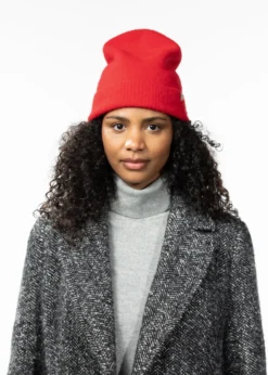Fhearna Beanie Einfarbige Damenmütze