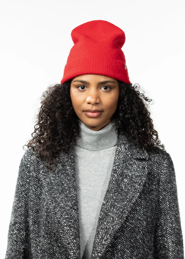Fhearna Beanie Einfarbige Damenmütze