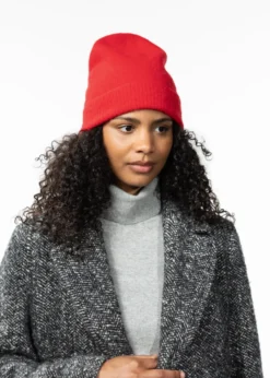Fhearna Beanie Einfarbige Damenmütze