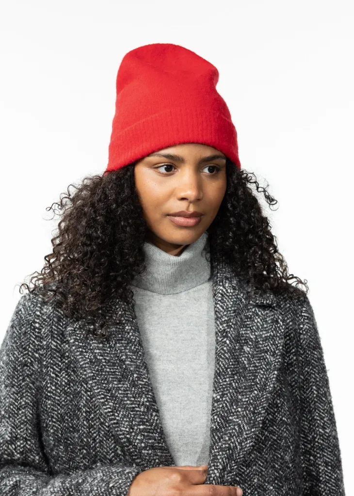 Fhearna Beanie Einfarbige Damenmütze