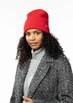 Fhearna Beanie Einfarbige Damenmütze