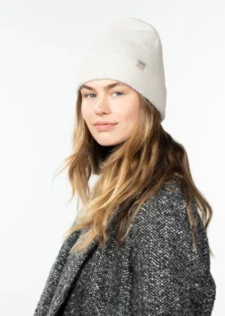 Fhearna Beanie Einfarbige Damenmütze