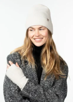Fhearna Beanie Einfarbige Damenmütze