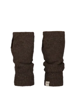 Fhearna Fingerless Gloves Fingerlose Fäustlinge in einfarbiger Farbe