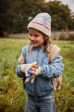 Flurina Beanie Mädchenmütze mit Muster