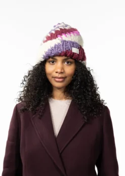 Frederieke Beanie Grobe, gestrickte Damenmütze