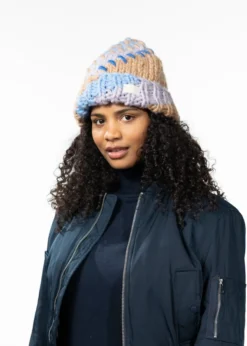 Frederieke Beanie Grobe, gestrickte Damenmütze
