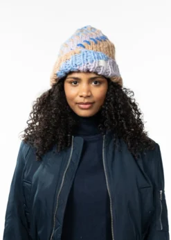 Frederieke Beanie Grobe, gestrickte Damenmütze