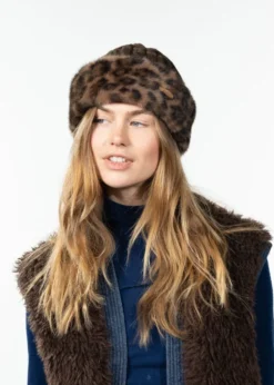 Fur Cable Bandhat Warmer Damenhut