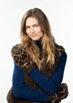 Fur Mitts Fäustlinge aus Kunstfell