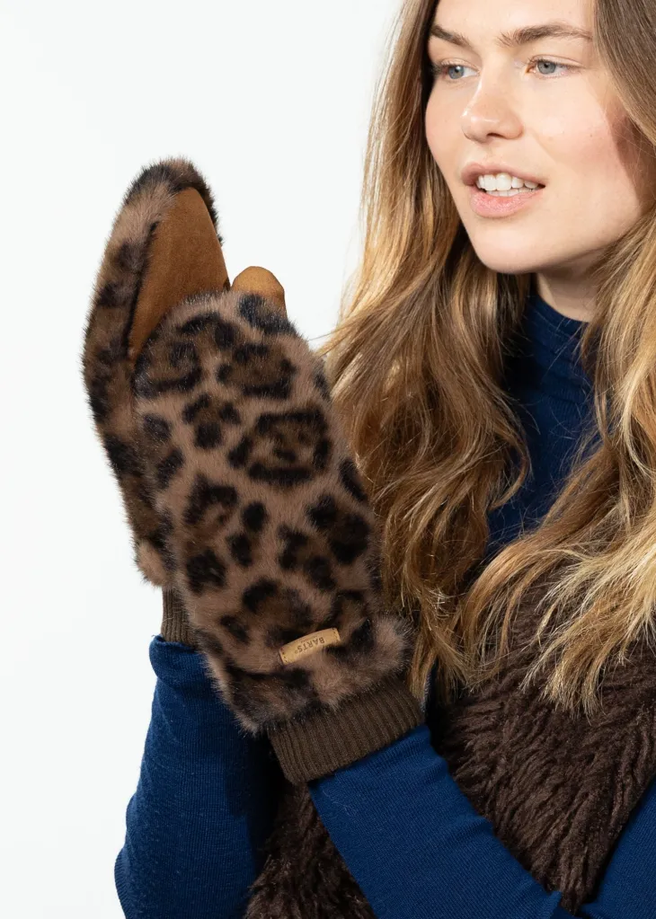 Fur Mitts Fäustlinge aus Kunstfell