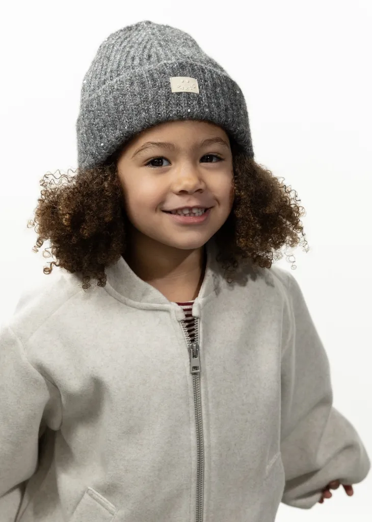 Glitsch Beanie Kids Mädchenmütze mit Pailletten