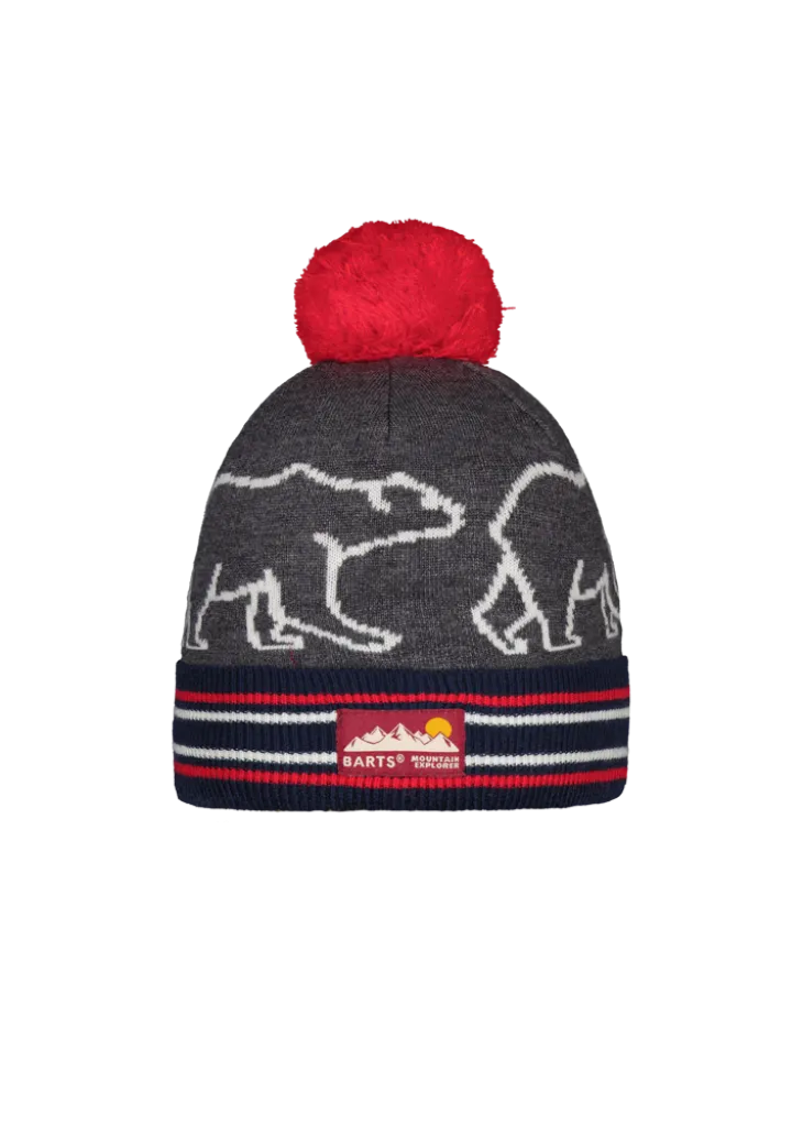 Gorner Beanie Jungenmütze mit Bommel
