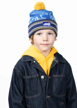 Gorner Beanie Jungenmütze mit Bommel