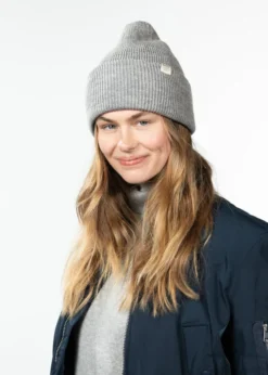 Haveno Beanie Bequeme Uni-Mütze mit Umschlag