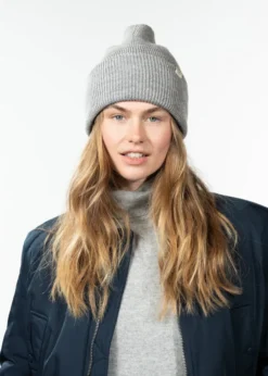 Haveno Beanie Bequeme Uni-Mütze mit Umschlag