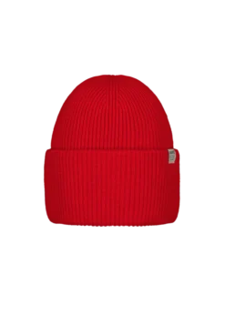 Haveno Beanie Bequeme Uni-Mütze mit Umschlag