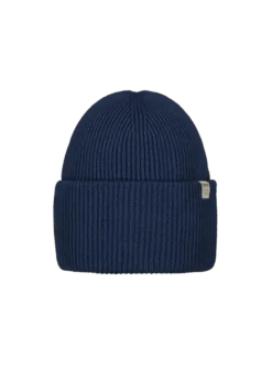 Haveno Beanie Bequeme Uni-Mütze mit Umschlag