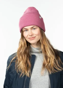 Haveno Beanie Bequeme Uni-Mütze mit Umschlag